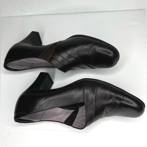 Beautifeel Womens Anne Black Leather Pump Heels Size 7 - Picture 10 of 11